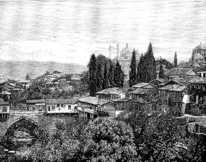 Marmara Prints: Broussa, in Asia Minor, the ancient Turkish capital: Set Bachi
