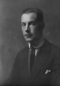 Cautious Prints: Brown, S.S. Mr. portrait photograph, 1917. Creator: Arnold Genthe