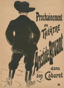 1864 1901 Prints: Bruant au Mirliton, 1894. Creator: Henri de Toulouse-Lautrec (French, 1864-1901)