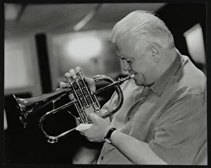 The Fairway Prints: Bruce Adams playing the flugelhorn at The Fairway