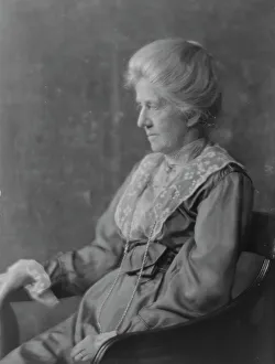 La Vieillesse Prints: Bruce, James M. Mrs. portrait photograph, 1916. Creator: Arnold Genthe