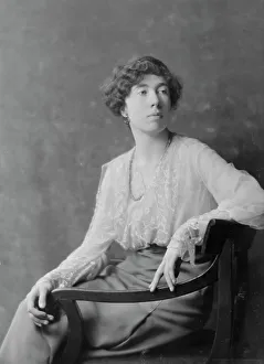 Haughty Prints: Bruce, M. Miss, portrait photograph, 1917 Apr. 17. Creator: Arnold Genthe