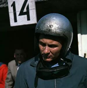 Goggles Gallery: Bruce McLaren, New Zealand racing driver, car designer and engineer, 1961