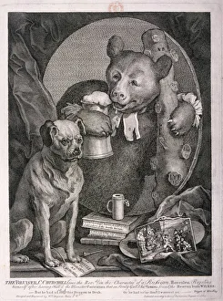 The Bruiser, C. Churchill... in the character of a Russian Hercules... 1763
