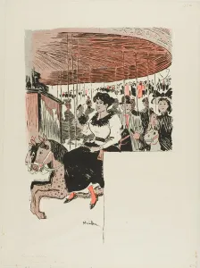 Brune Collection: Brune, published September 1, 1893. Creator: Theophile Alexandre Steinlen