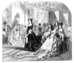 Sir John Collection: Brunetta and Phillis, a scene from The Spectator, painted by John Gilbert, 1844
