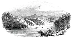 Capital City Collection: Bruni, or Borneo Proper - from a sketch by a correspondent, 1845. Creator: Unknown