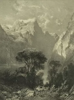Alexandre Calame Collection: Brunnen, 1852. Creator: Alexandre Calame