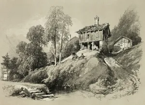 Brunnen, from Picturesque Selections, 1860. Creator: James Duffield Harding Brunnen, from Picturesque Selections, 1860. Creator: James Duffield Harding