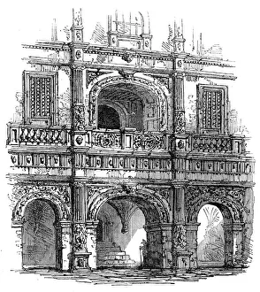 Brunswick: portal of a house, 1864. Creator: Unknown