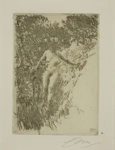 Brushwood Prints: Brushwood, 1911. Creator: Anders Leonard Zorn
