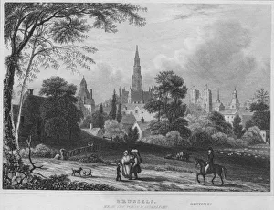 Continental Tourist Prints: Brussels, near the Porte D Anderlecht, 1850. Artist: Shury & Son