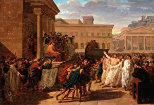 Brutus Listening to the Ambassadors from the Tarquins, c1815. Creator: Louis Lafitte