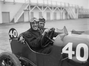 Co Driver Prints: BS Marshall in his Aston Martin at the JCC 200 Mile Race, Brooklands, Surrey, 1921