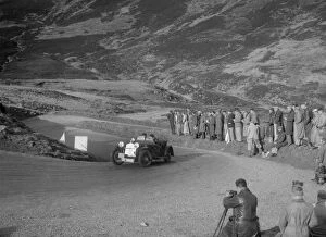 Devils Elbow Gallery: BSA McEvoy Special of Michael McEvoy at the RSAC Scottish Rally, Devils Elbow, Glenshee, 1934