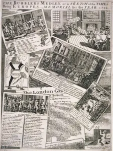 The Bubblers Medley, or a Sketch of the Times, 1720