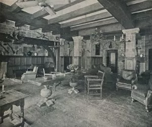 Carlyle Collection: The Buccaneer Room, Carlyle Club, Piccadilly, 1915. Artists: Waring & Gillow, Unknown