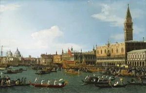 Festivities Prints: The Bucintoro, 1745. Creator: Canaletto
