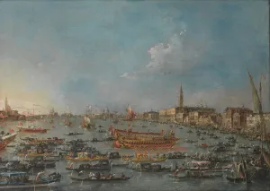 The Bucintoro Festival of Venice, Mid of the 18th cen Artist: Guardi, Francesco (1712-1793)
