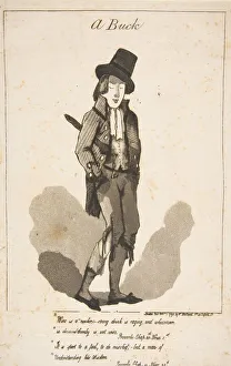 Metropolitan M Prints: A Buck, December 1, 1790. Creator: George Moutard Woodward
