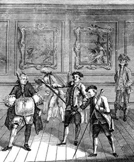 Theatrical Costume Collection: The Buck Metamorphosed... 1754.Artist: G Smith