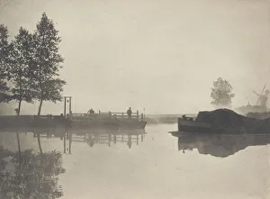 Buckenham Ferry, 1890-1891, printed 1893. Creator: Dr Peter Henry Emerson Buckenham Ferry, 1890-1891, printed 1893. Creator: Dr Peter Henry Emerson