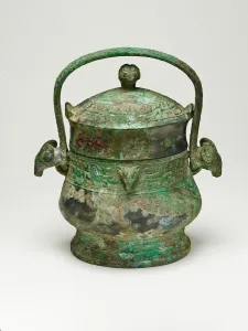 Western Zhou Prints: Bucket with Swing Handle, Western Zhou dynasty ( 1046-771 BC ), 1000 / 950 BCdd