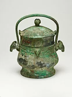 Chou Dynasty Gallery: Bucket with Swing Handle, Western Zhou dynasty ( 1046-771 BC ), 1000 / 950 BCdd