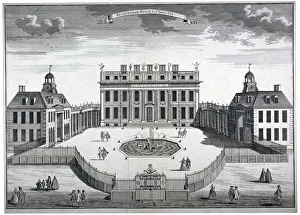 Nicholls Prints: Buckingham House, Westminster, London, 1754. Artist: Sutton Nicholls