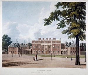 London Landmarks Collection: Buckingham House, Westminster, London, 1819. Artist: Thomas Sutherland