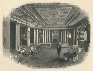 Hn King Prints: Buckingham Palace: The Marble Hall, 1886