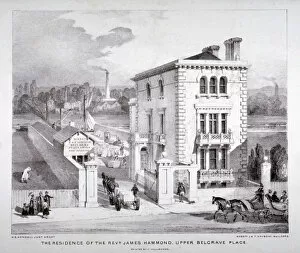 Charles Joseph Collection: Buckingham Palace Road, Westminster, London, c1840. Artist: Charles Joseph Hullmandel