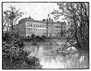 Buckingham Palace from St Jamess Park, London, c1888