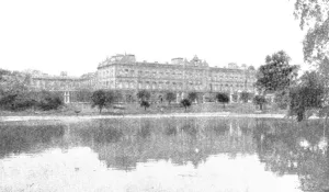 Buckingham Palace Gallery: Buckingham Palace at the time of Victoria, (1901). Creator: Unknown