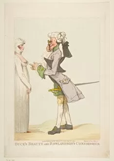 Buck's Beauty and Rowlandson's Connoisseur, January 1, 1800. Creator: Piercy Roberts