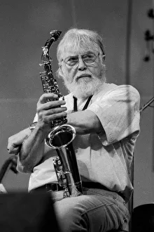 Bud Shank, Brecon Jazz Festival, Brecon, Powys, Wales, Aug 2000. Artist: Brian O Connor