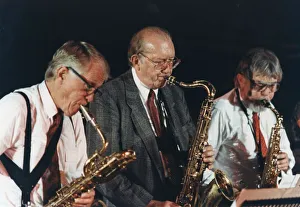 Shank Bud Prints: Bud Shank, UK tour, 1995. Creator: Brian Foskett