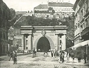 Newnes Prints: The Buda Castle Tunnel, Budapest, Austria-Hungary, 1895. Creator: Unknown