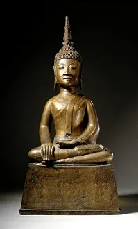 Laos Prints: A Buddha, 1890. Creator: Unknown