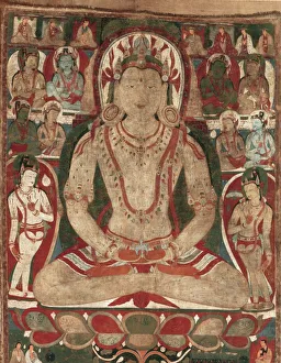 The Buddha Amitayus Attended by Bodhisattvas, 11th or early 12th century. Creator: Unknown The Buddha Amitayus Attended by Bodhisattvas, 11th or early 12th century. Creator: Unknown