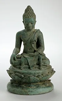 Java Prints: A Buddha, between c.875 and c.950. Creator: Unknown