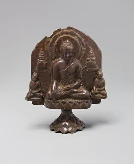 Buddha Calling the Earth to Witness (Bhumisparshamudra), Pala period, 8th / 10th century