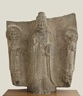 The Buddha Gautama Sakyamni (Shih-chia) and attendant divinities, Period of Division