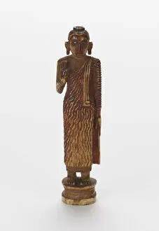 Ceylon Collection: Buddha, Kandy period, 18th century. Creator: Unknown