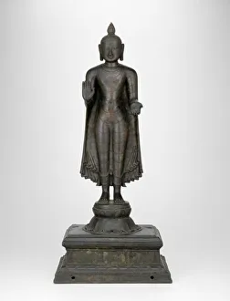 Mudra Prints: Buddha with Left Hand in Gesture of Gift-Giving (Varadamudra), Chola period