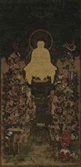 Goddess Of Wisdom Prints: The Buddha Preaching the Perfection of Wisdom (Prajnaparamita) Sutra