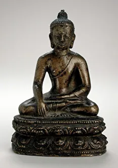 Shaka Nyorai Prints: Buddha Shakyamuni, 11th-12th century. Creator: Unknown