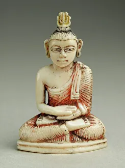 Sri Lankan Prints: Buddha Shakyamuni, 18th century. Creator: Unknown