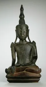 Myanmar Prints: Buddha Shakyamuni, 19th century. Creator: Unknown