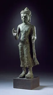 Shaka Nyorai Prints: Buddha Shakyamuni, c.8th-9th century. Creator: Unknown